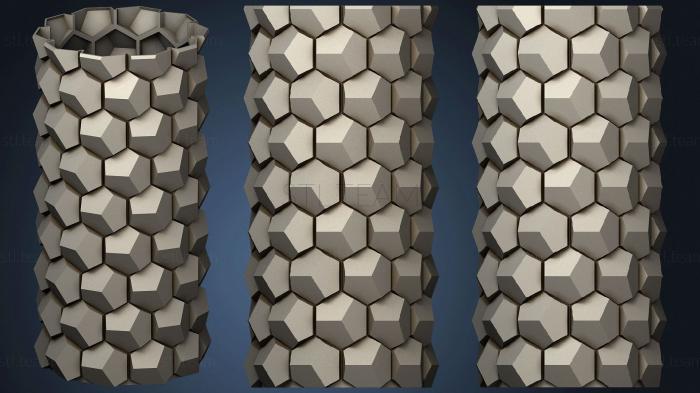 3D model Honeycomb Vase Parametric (29) (STL)