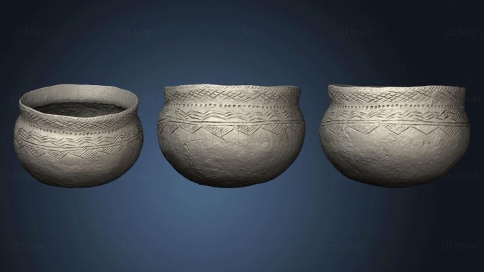 3D model Lira ceramic pot (STL)