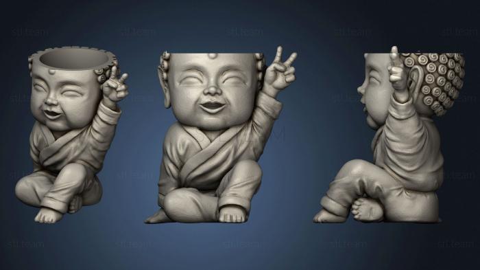 Maceta Baby Buddha Paz