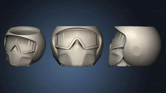 3D model Mate casco moto subliplas (STL)