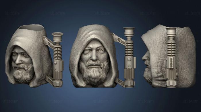 3D модель Кружка Оби Вана (STL)