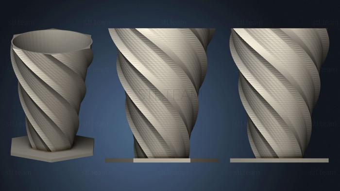3D модель Параметрическая ваза (1) (STL)