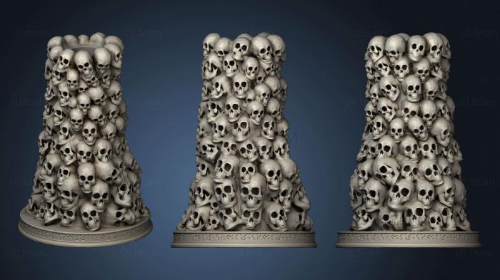 3D model Pillar of Skulls (STL)