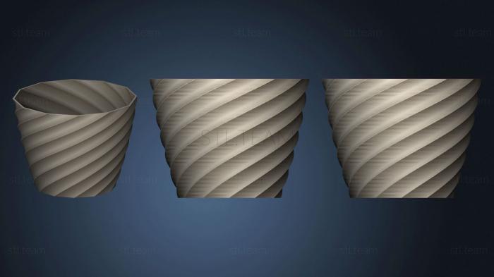 3D model Polygon Vase Cup And Bracelet Generator (14) (STL)
