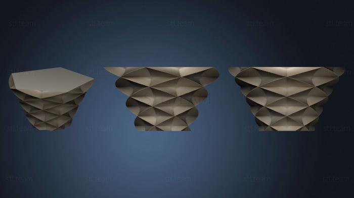 3D model Polygon Vase Cup And Bracelet Generator (17) (STL)