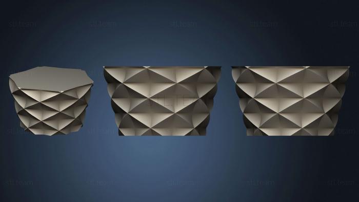 3D model Polygon Vase Pen (8) (STL)