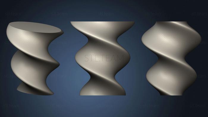 3D модель Многоугольная ручка для вазы (18) (STL)