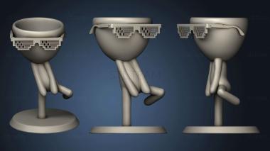 3D model Robert bailando con lentes (STL)