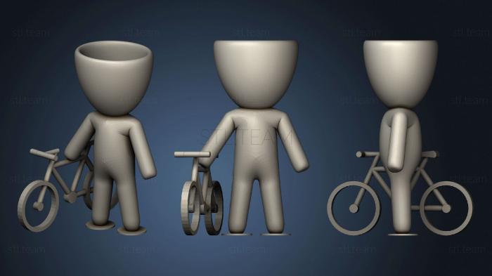 3D model Robert plant ciclista impresion (STL)