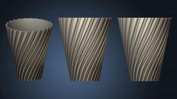 3D модель Спиральная ваза №1 (STL)