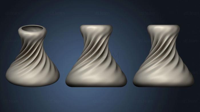 3D модель Спиральная ваза (3) 345 (STL)