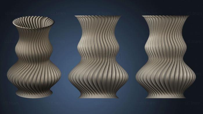 3D модель Спиральная ваза (4) (STL)