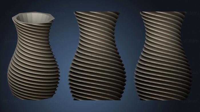 3D модель Спиральная ваза (6) (STL)
