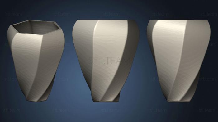 3D model Spiral Vase Large Mouth W walls (STL)