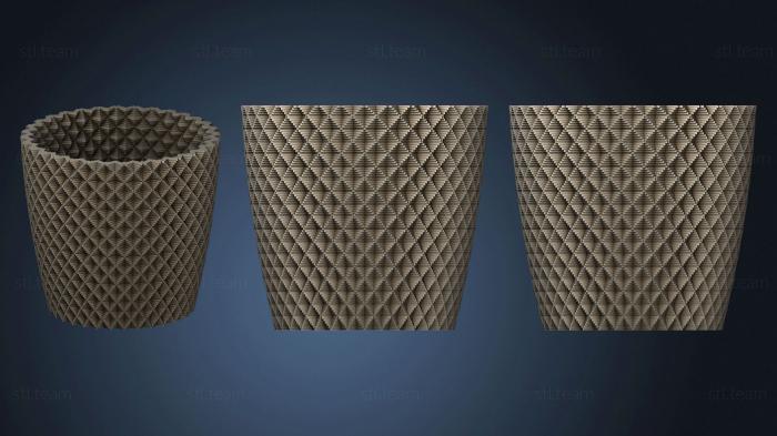 3D model Square Vase Cup (15) (STL)