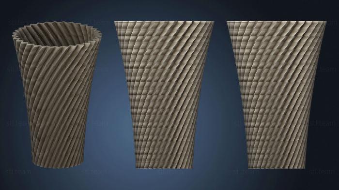 3D model Square Vase Cup (42) (STL)