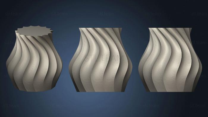 3D model Swirly Vase (Remix) (STL)