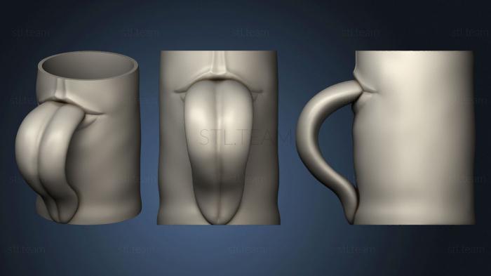3D model Taza lengua (STL)