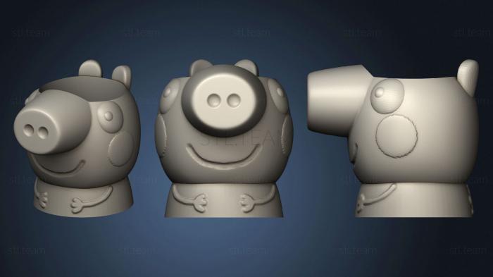 3D модель Свинка Таза Пеппа (STL)