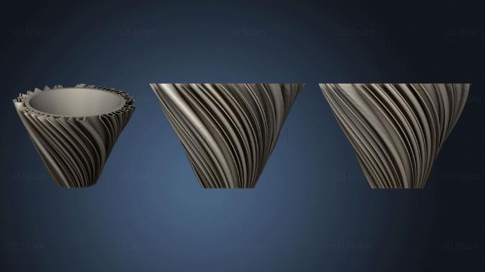 3D model Texted Vase Customizer (3) (STL)