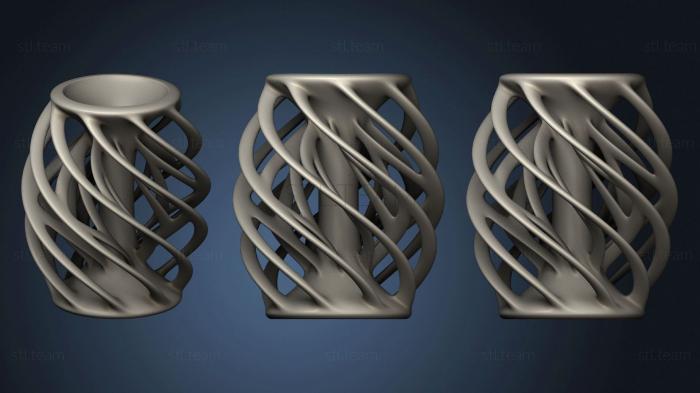 3D model Twisted Connected Vase (STL)