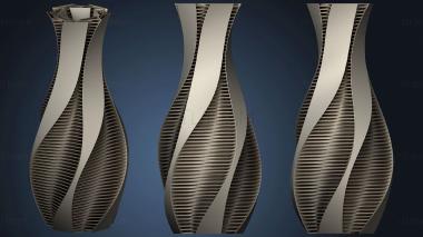 3D model Twisted Vase With Strands (STL)