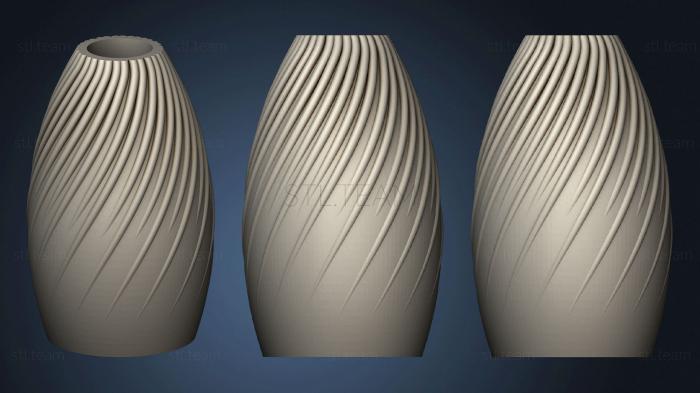 3D модель Вращающаяся ваза (1) (STL)
