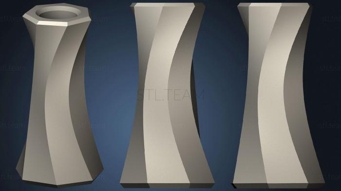3D model Vase 7 Sided (STL)