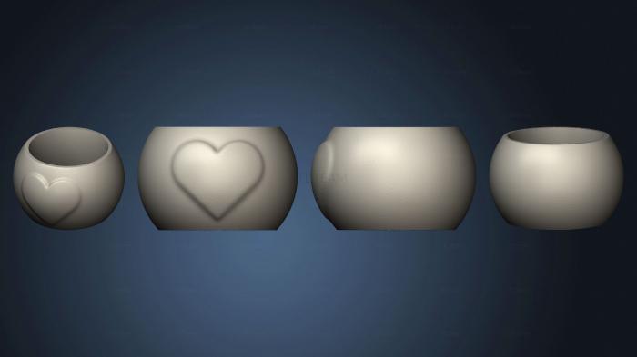3D model Emoji Coração Mesa Aberto (STL)
