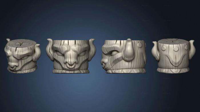 3D model Swamp Totem Bull (STL)