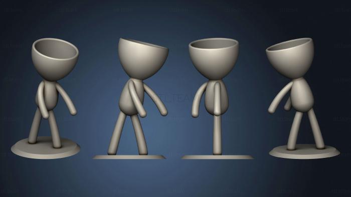 3D model vasos dançarinos 01 (STL)