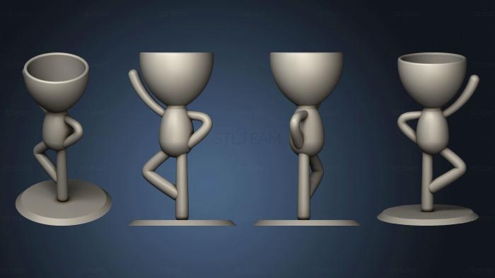 3D model vasos dançarinos (STL)