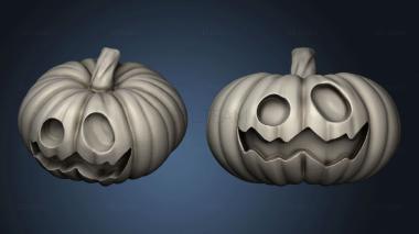 3D model Harrow Haunt Terrain pumpkin face (STL)