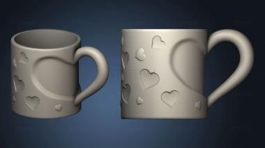 3D model taza corazones mllx smart mendez (STL)