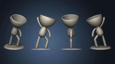 3D model vasos dancarinos vaso (STL)