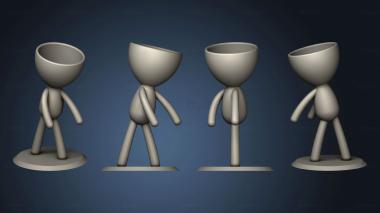 3D model vasos dancarinos vaso (STL)