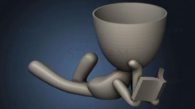 3D модель Сосуд Vaso чтение книги (STL)