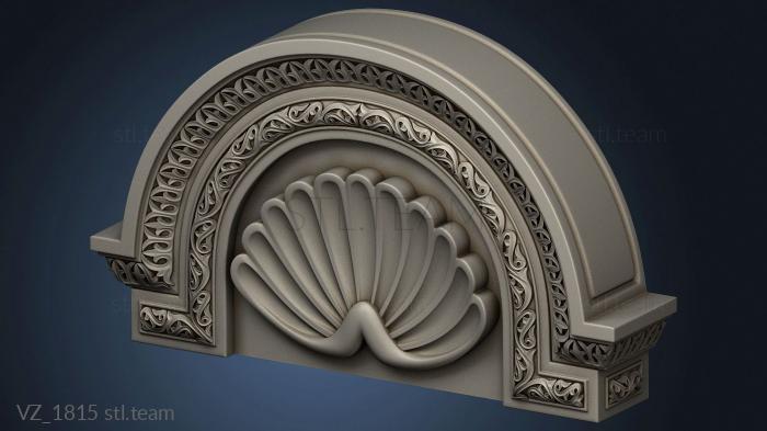 3D model Kiosk with a shell element in the dome (STL)