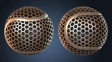 3D модель Воздушный теннисный мяч (STL)