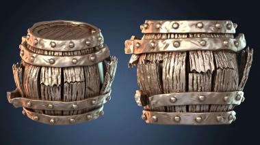 3D модель Стойка-бочка (STL)