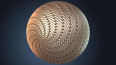 3D модель Яркие безделушки и рождественские украшения (STL)