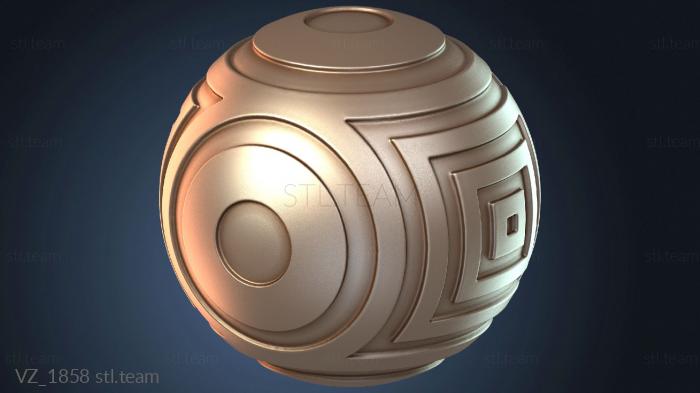 Вазы Рождественские безделушки и золото