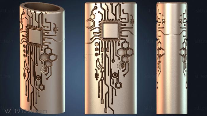 Вазы Чехол и зажигалка Bic красные