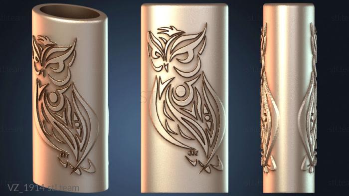 Вазы Корпус Bic и зажигалка синего цвета