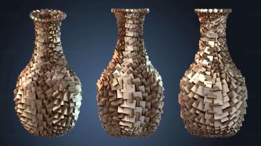 3D модель Ваза в стиле кубизма Fem Pop (STL)
