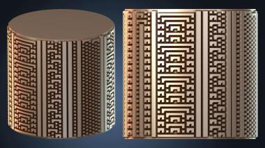 3D model Cylinder Vase Bold (STL)