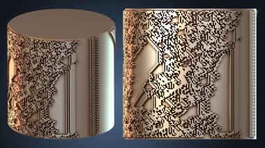 3D модель Цилиндрическая ваза из кварца (STL)