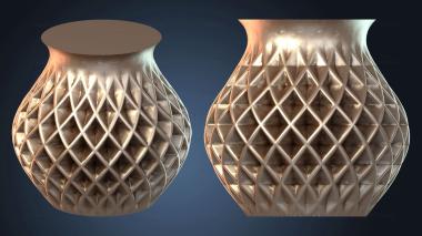 3D model Double Twisted Vase (STL)