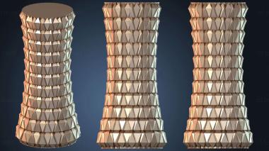 3D model Facet Vase Wide (STL)