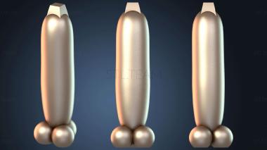 3D модель Меч из воздушных шаров B (STL)